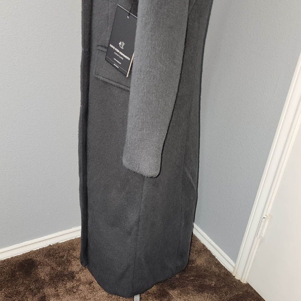 Love For Humanity Couture Double-Breasted Gray Coat - Picture 7 of 13